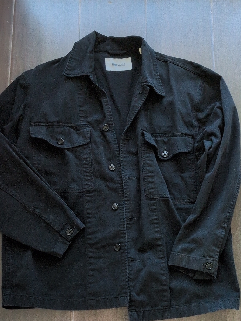 Buck Mason Classic Black Utility Jacket